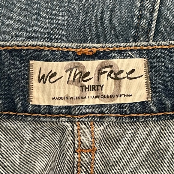 ✨HP✨ NWT “FREE PEOPLE” CUTE BUTTON & ZIP-UP SKIRT, WE THE FREE LINE, SIZE 30 - Picture 5 of 5